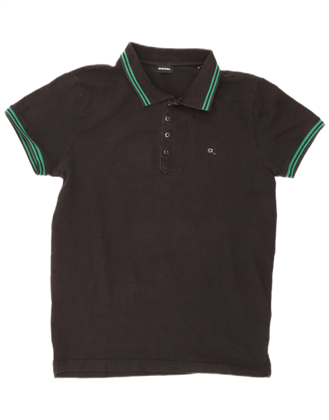 DIESEL Herre poloshirt Medium Sort