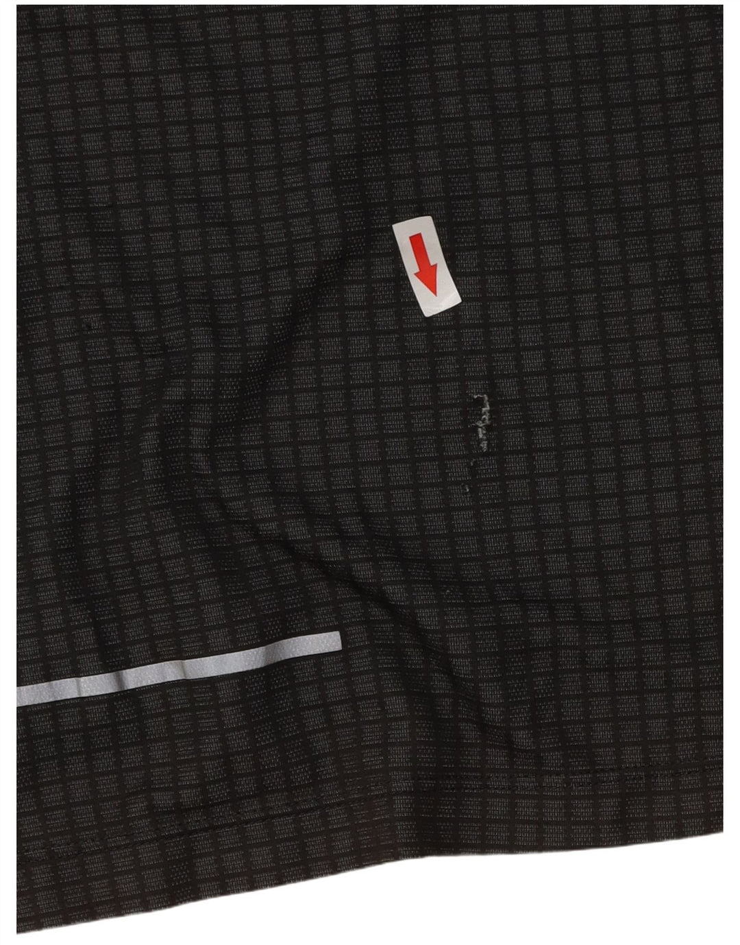 Nike herre Dri Fit T-shirt top mellemgrå geometrisk polyester