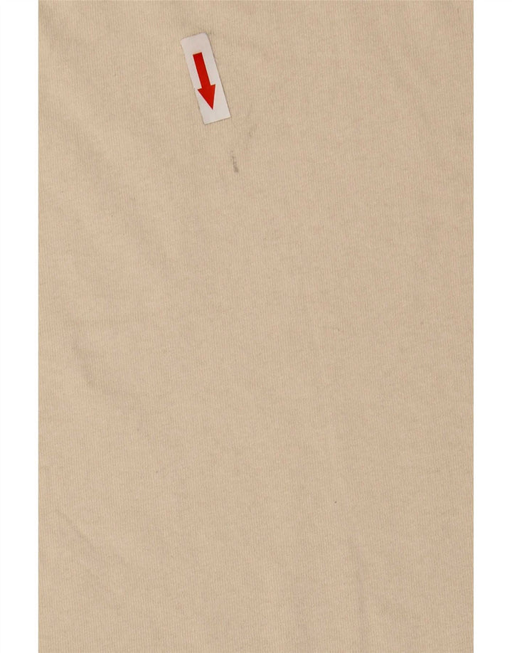 Hugo Boss Herre T-Shirt Top XL Beige Bomuld