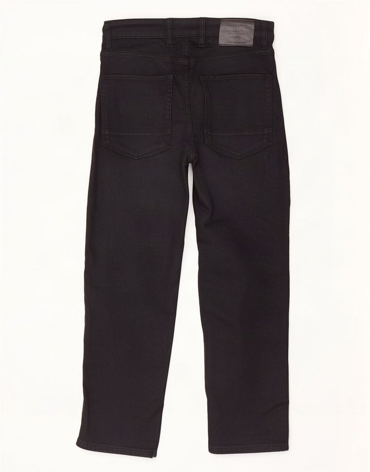 Jack & Jones Straight Jeans til mænd W34 L27 sort bomuld