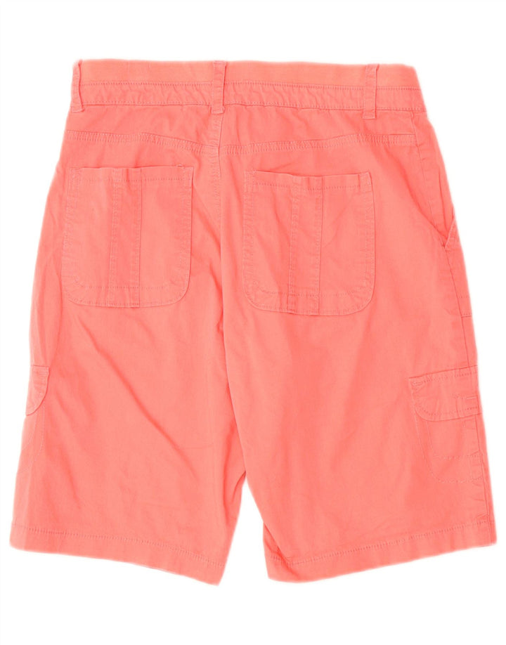Lee Womens Relaxed Fit Cargo Shorts US 6 Medium W30 Red Bomuld