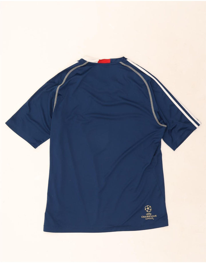 Adidas Herre Climalite T-Shirt Top Stor Marineblå Polyester