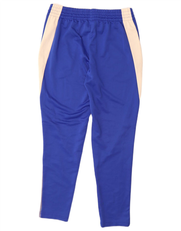 Adidas Træningsdragtsbukser til kvinder UK 12/14 Medium Blue Colourblock Polyester