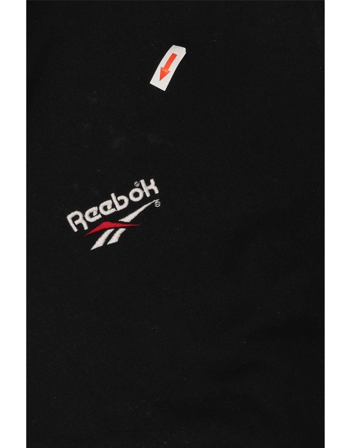 Reebok Herre Hættejakke Fleece DK 40 Stor Sort Polyester