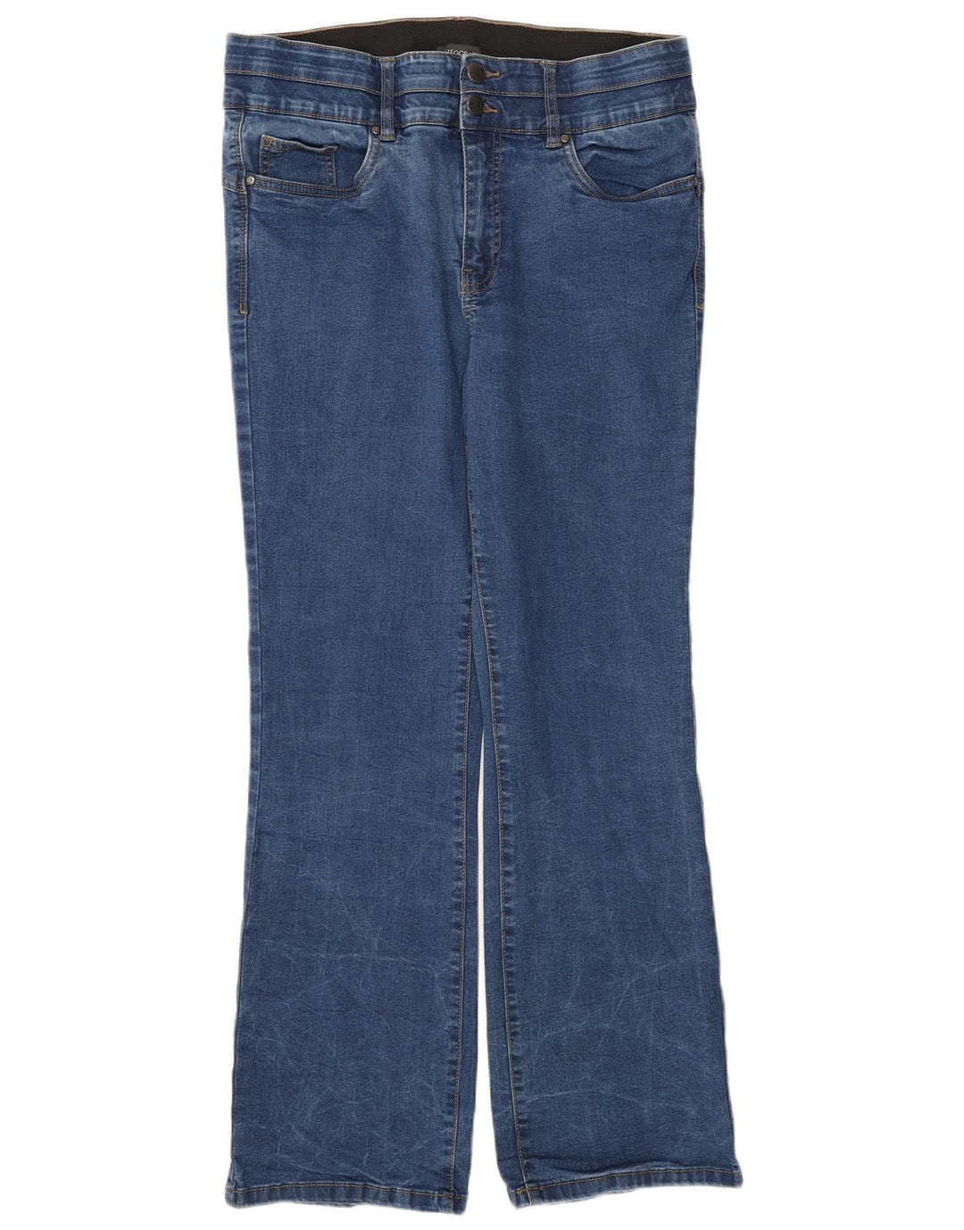 Marks & Spencer Womens Autograph Bootcut Jeans UK 14 Large W32 L29 Blue
