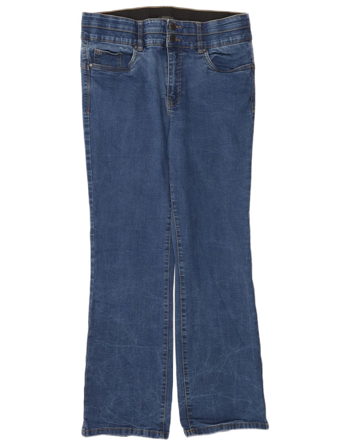 Marks & Spencer Womens Autograph Bootcut Jeans UK 14 Large W32 L29 Blue