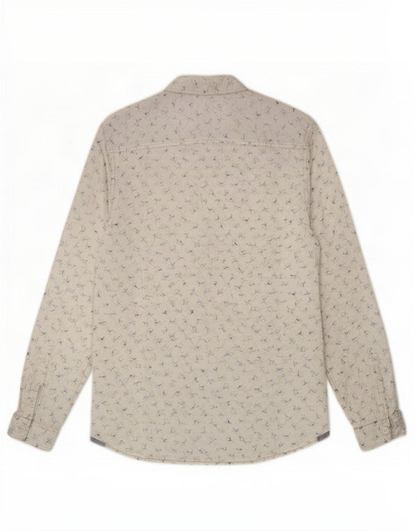 White Stuff Herre Slim Fit skjorte Medium Animal Print Bomuld