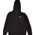 ADIDAS Boys Zip Hoodie Sweater 11-12 Years Black Cotton | Vintage Adidas | Thrift | Second-Hand Adidas | Used Clothing | Messina Hembry 