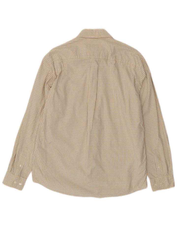 Eddie Bauer Herreskjorte Medium Gul Ternet Bomuld