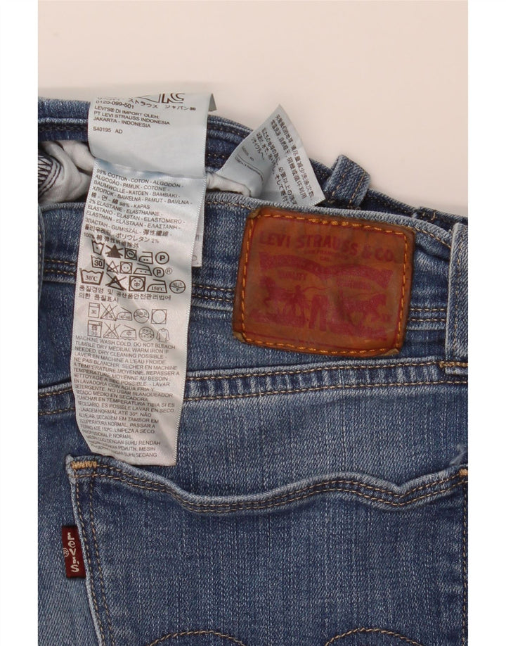 Levi's skinny jeans til kvinder W28 L30 blå bomuld