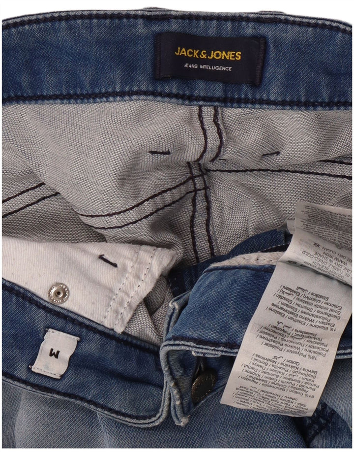 JACK & JONES Denimshorts til mænd Medium W32 Blå Bomuld