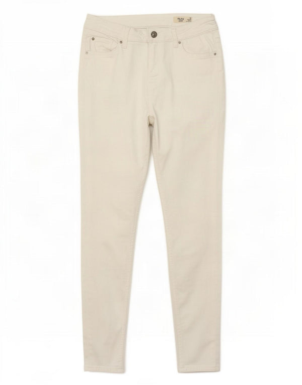 Marks & Spencer Womens The Ivy Skinny Jeans UK 10 Small W27 L28 White