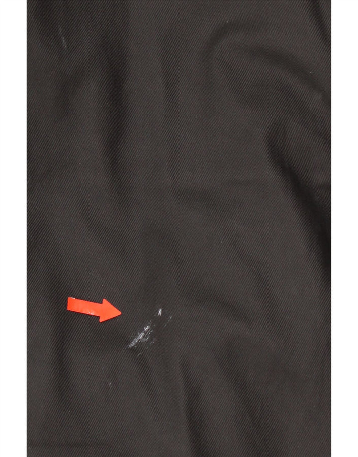 Vintage Herre Military Jacket UK 42 XL Sort Bomuld