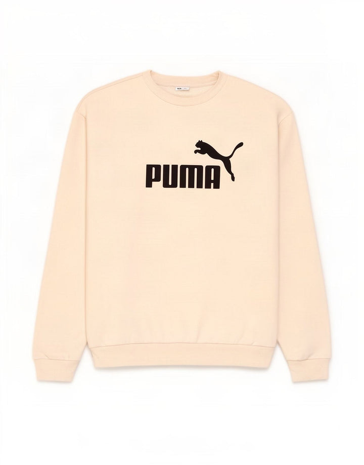 Puma Herre grafisk sweatshirt Jumper XS Hvid bomuld