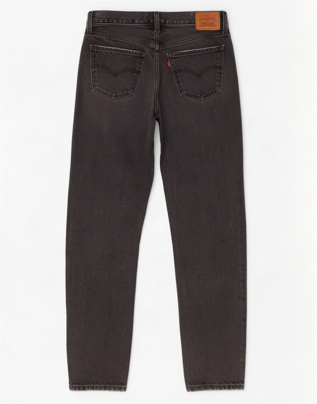 Levi's Dame Middy Straight Jeans W29 L31 Grå Bomuld