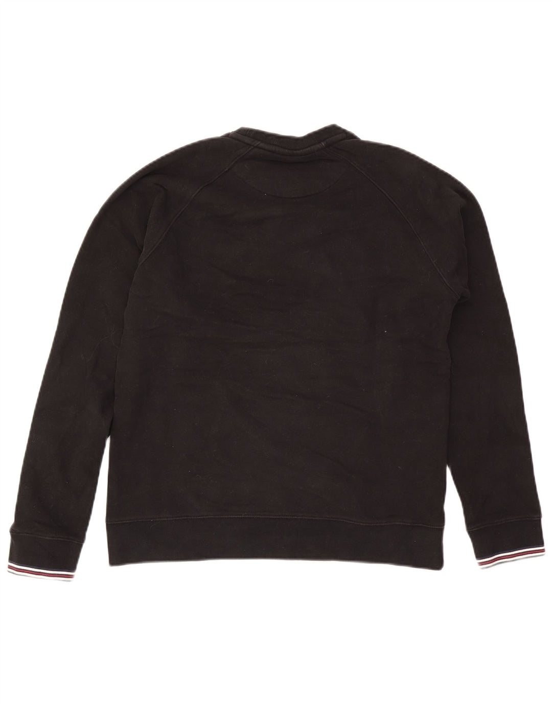 Fila Herre grafisk sweatshirt trøje lille sort flækket bomuld