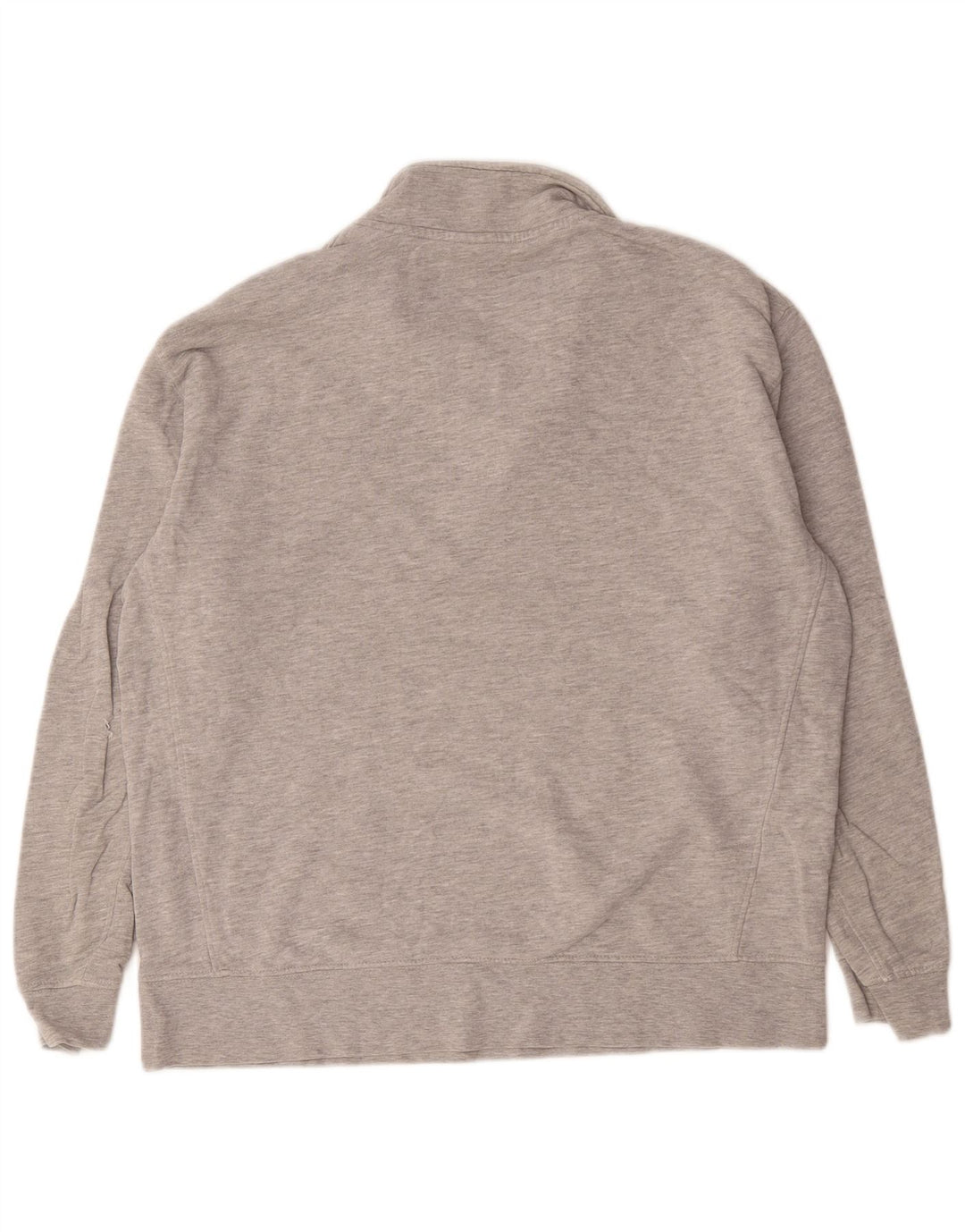 Zara Sweatshirt med lynlås til mænd, stor grå