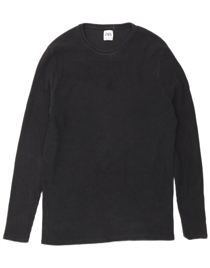 Zara Herre sweater med rund hals XL sort