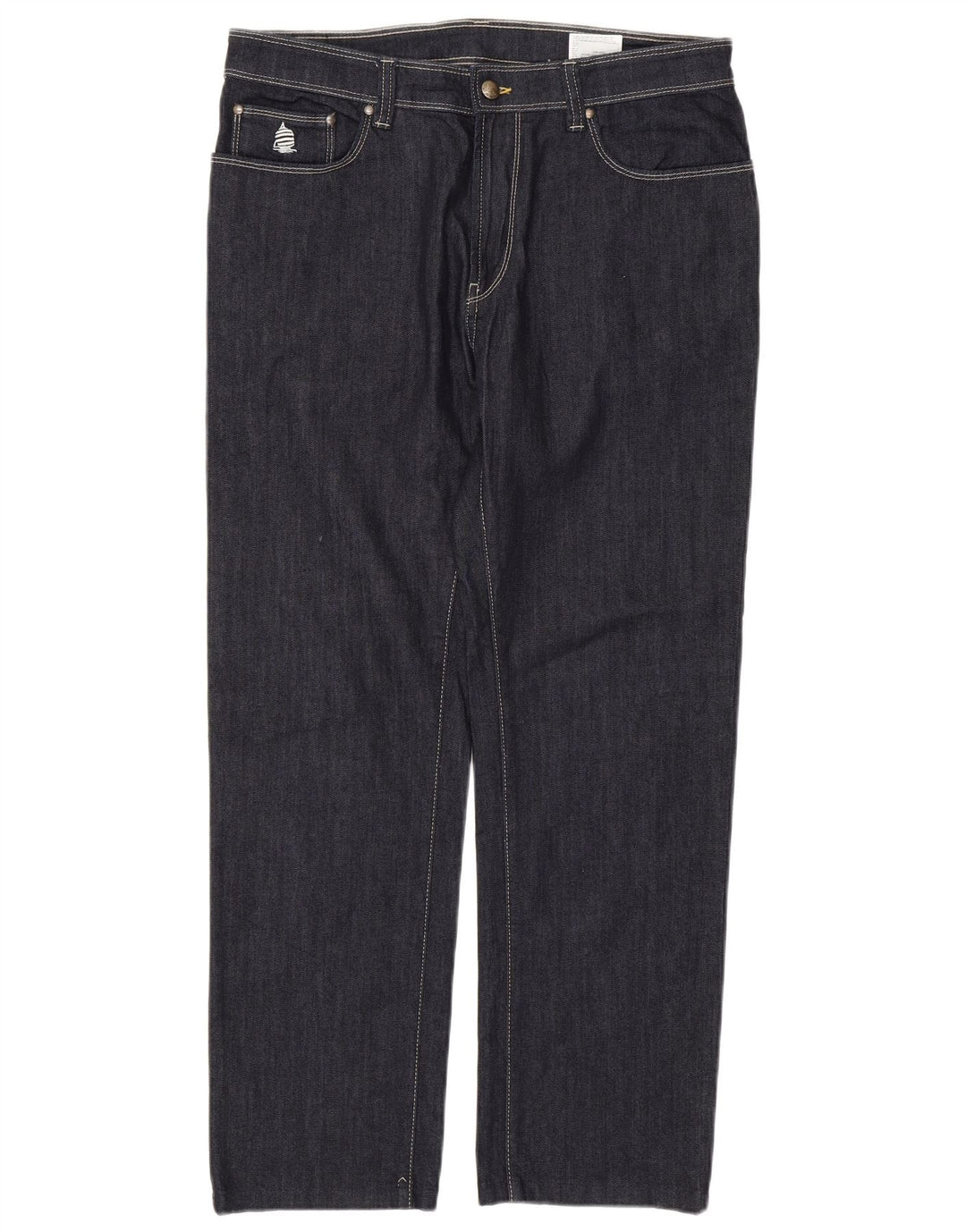 MARINA YACHTING Straight jeans til mænd W36 L29 Marineblå bomuld