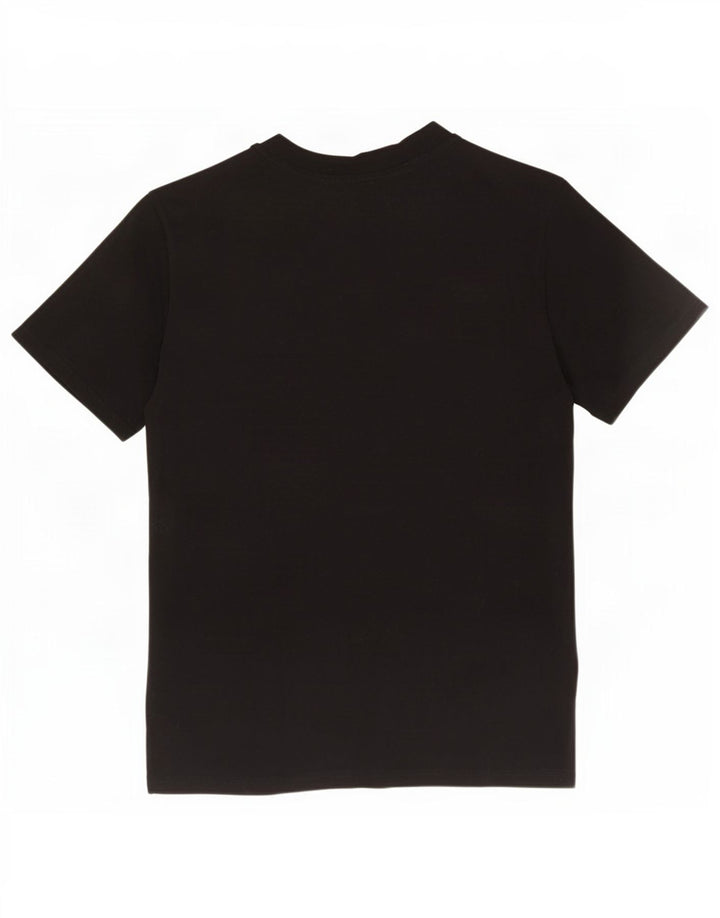 Champion Dame Grafisk T-Shirt Top UK 12 Medium Sort