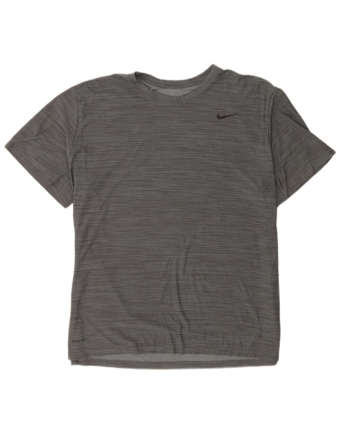 Nike Herre Dri Fit T-shirt Top XL Grå Flecked Polyester