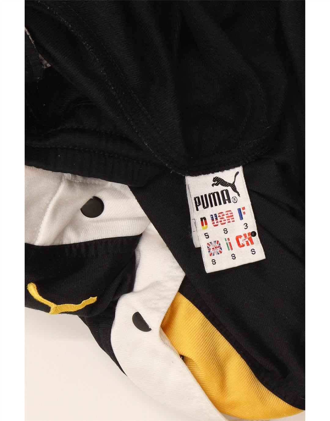 Puma Træningsdragtsbukser til mænd Small Black Colourblock Polyester