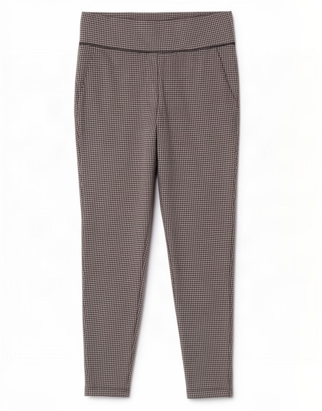 Marks & Spencer Womens Leggings UK 14 Large Black Houndstooth Polyester