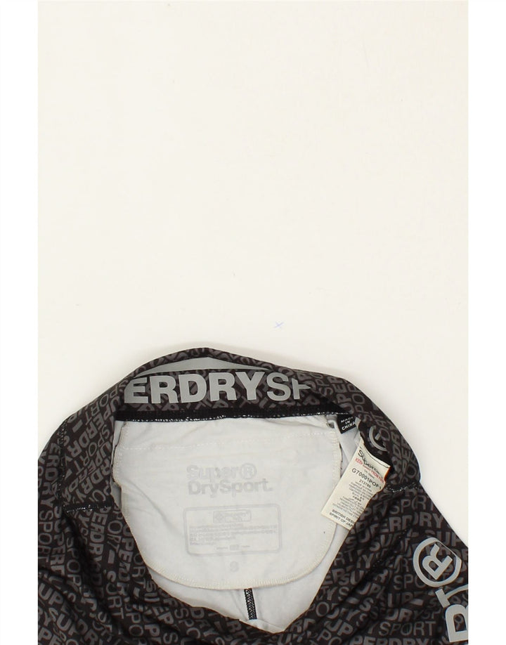 SUPERDRY Womens Capri Leggings UK 8 Small Grey Polyester Vintage Superdry and Second-Hand Superdry from Messina Hembry 