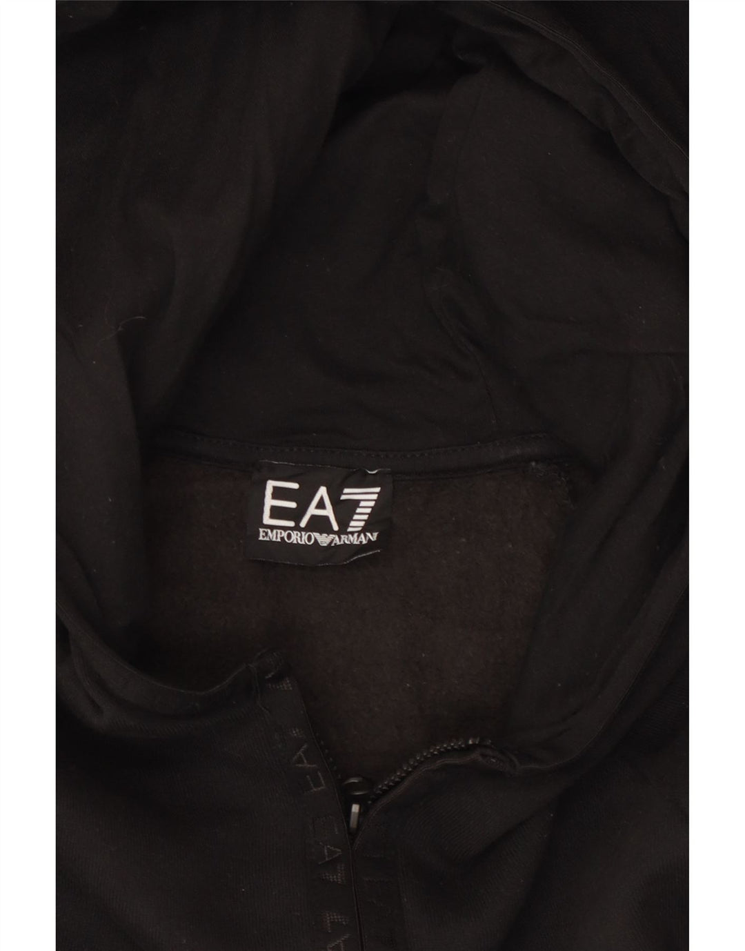 Emporio Armani Herre grafisk hættetrøje Jumper Medium Sort