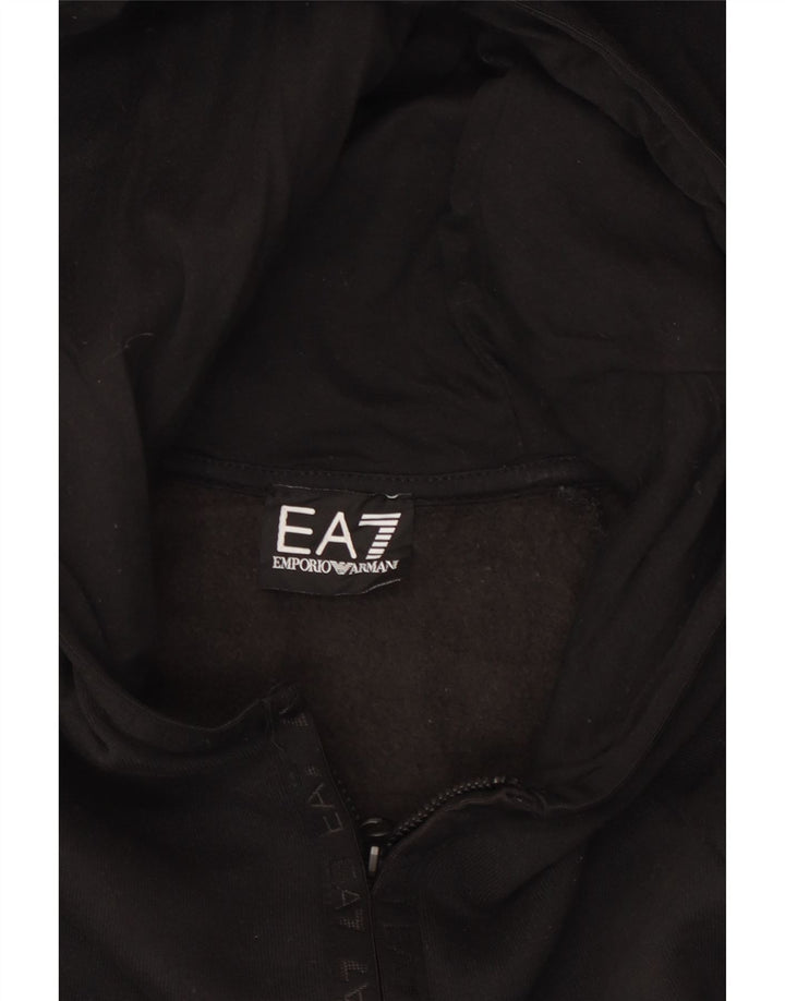 Emporio Armani Herre grafisk hættetrøje Jumper Medium Sort