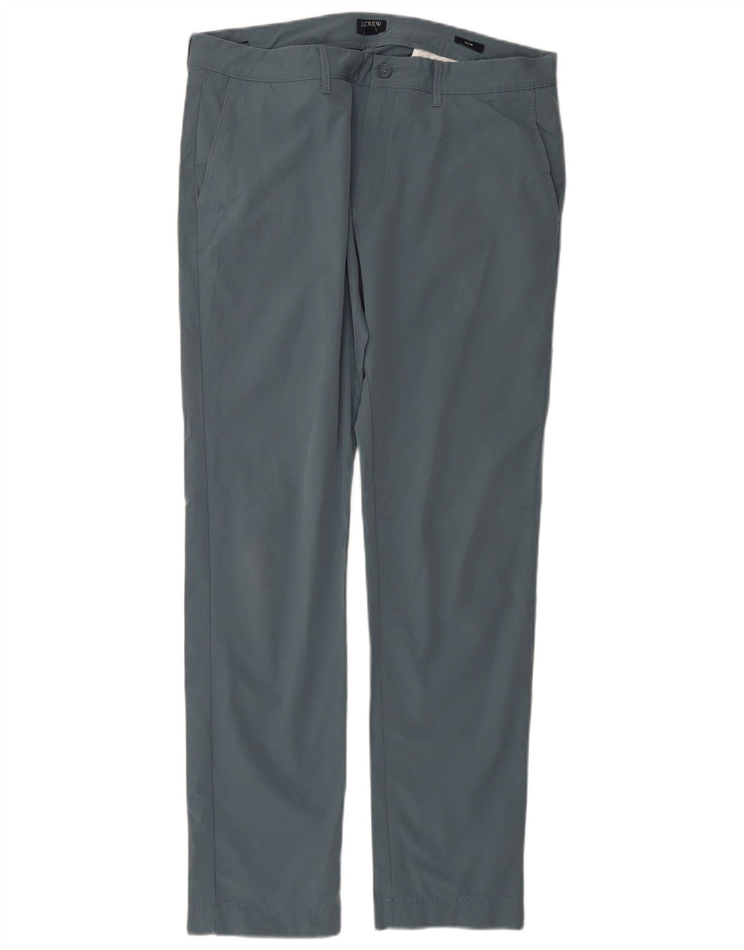 J. CREW Slim Chino-bukser til mænd W34 L32 Grå polyester
