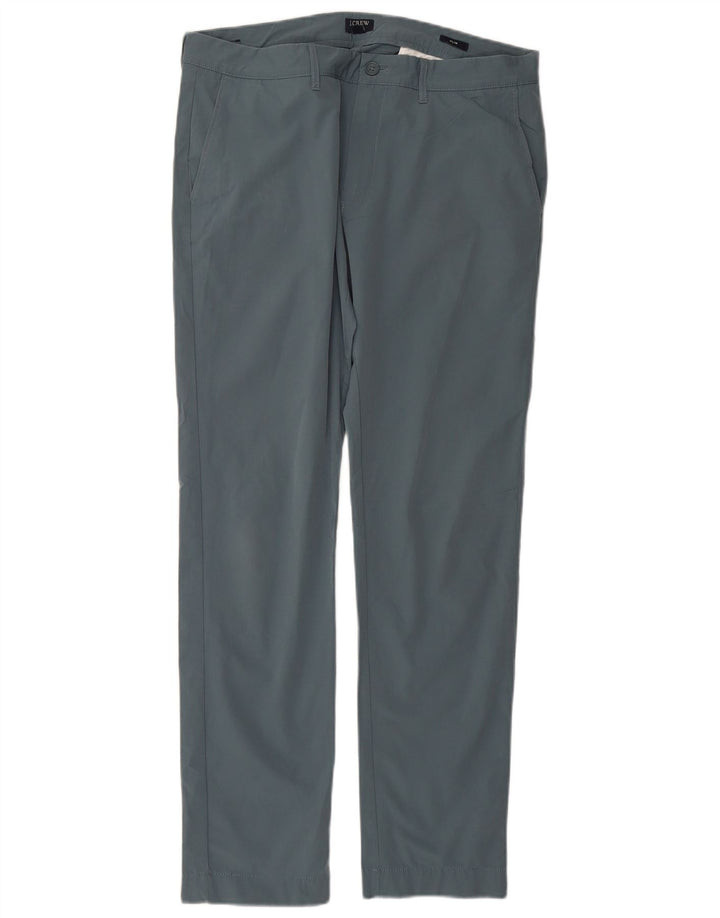 J. CREW Slim Chino-bukser til mænd W34 L32 Grå polyester