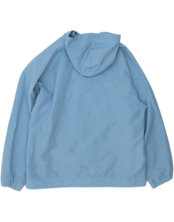 Reebok Dame Hætte Loose Fit Regnjakke UK 16 Large Blue Sports