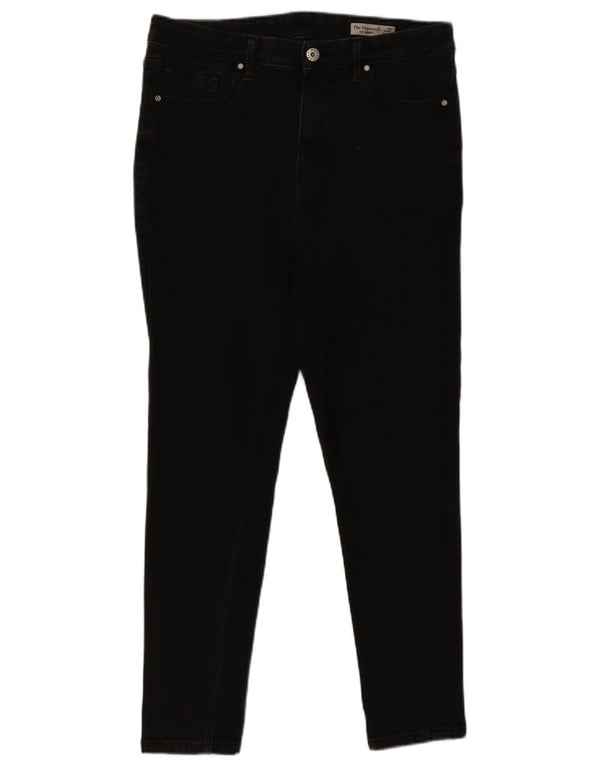 Marks & Spencer Dame Ivy Skinny Jeans UK 14 Large W32 L26 Black Bomuld