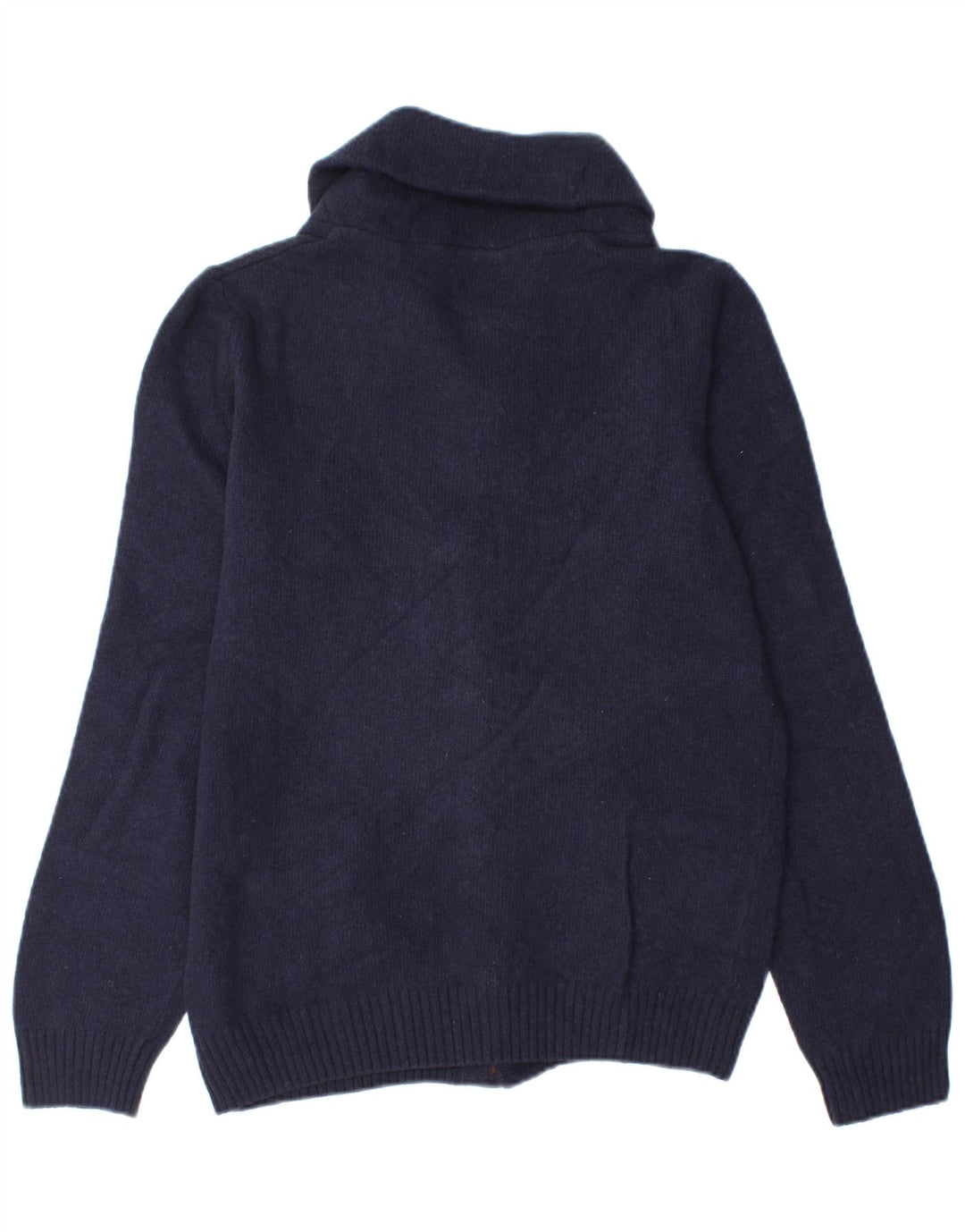 Brooksfield Herre cardigan sweater IT 48 Lille marineblå uld
