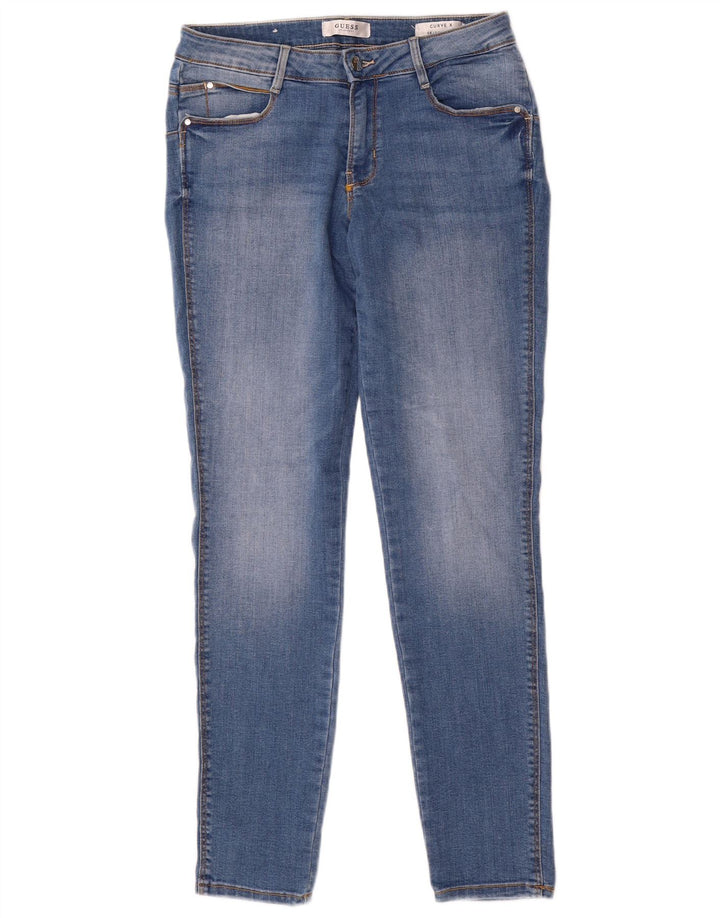 GUESS Womens Curve X Skinny Jeans W29 L31 Blue