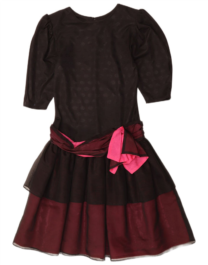 YESSICA Damekjole EU 36 Lille sort Colourblock Polyester