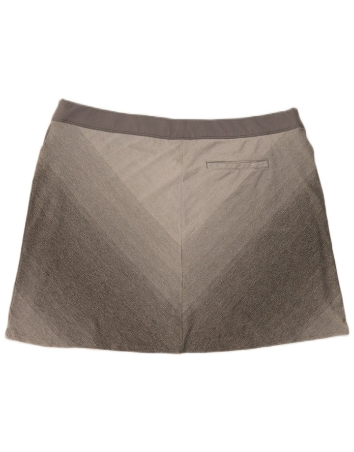 Adidas Dame Skort UK 18 XL Grå Chevron Polyester
