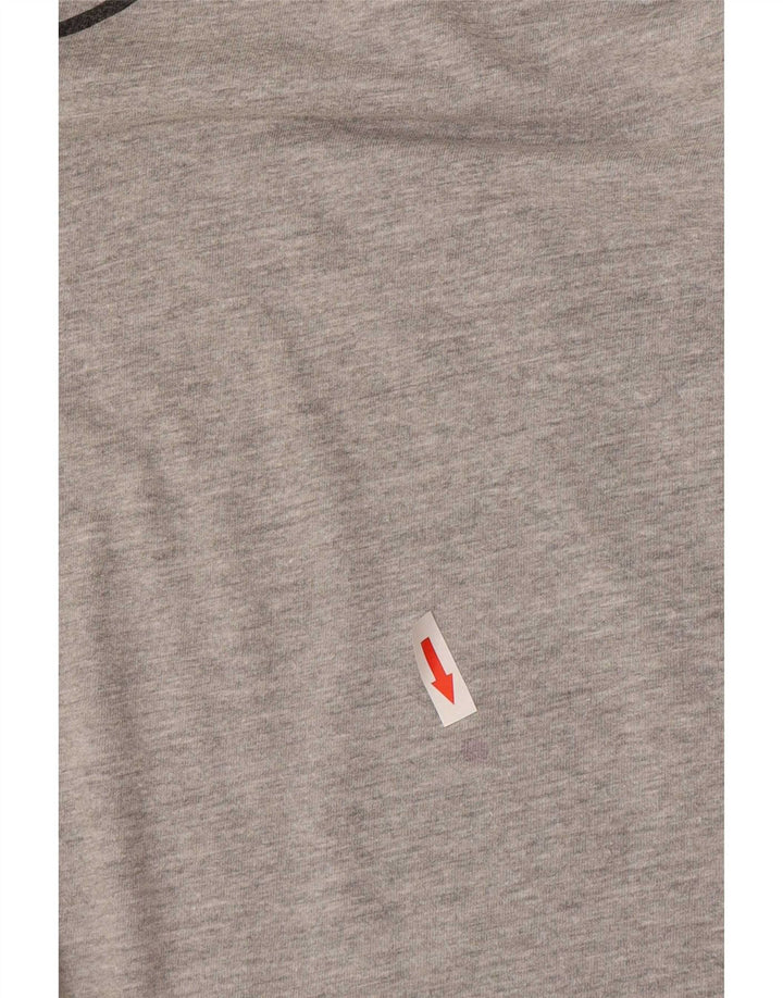 Volcom Herre Grafisk T-Shirt Top Stor grå Flecked Bomuld