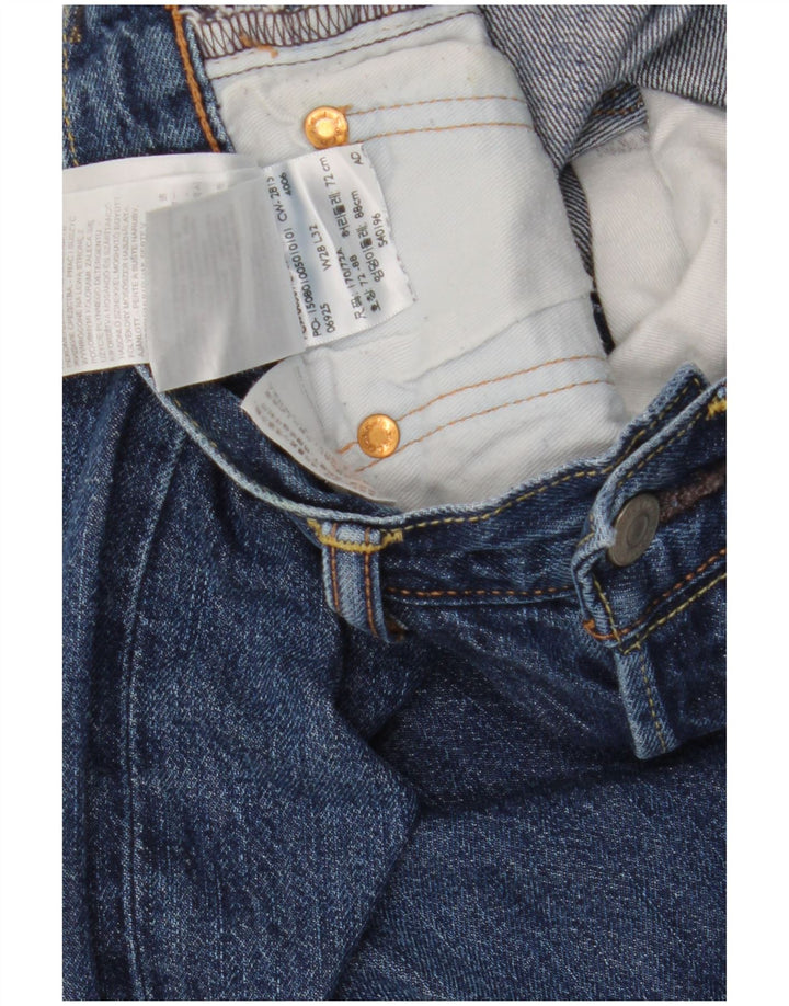 Levi's Straight Jeans til mænd W28 L32 Marineblå Bomuld