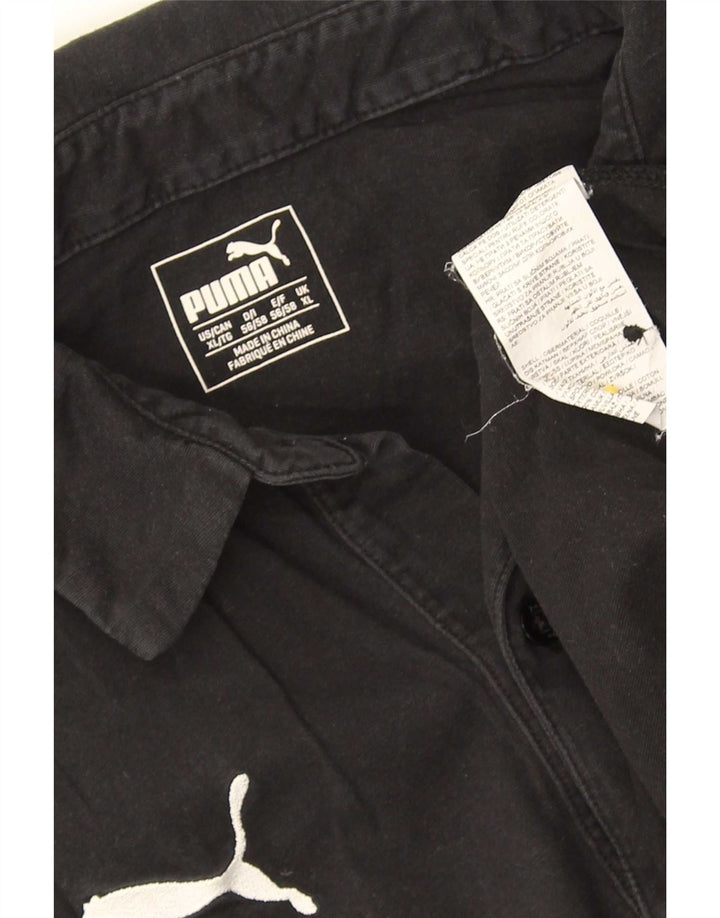 Puma herre poloshirt XL sort bomuld