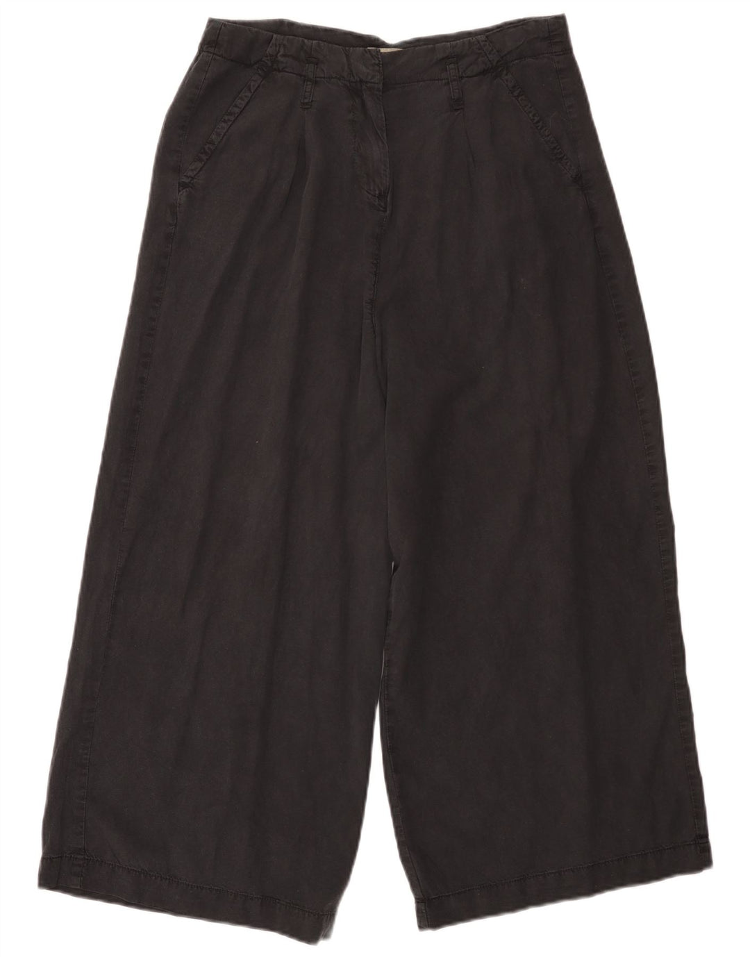 Dacks dame capribukser med brede ben IT 44 Medium W30 L23 Sort Tencel