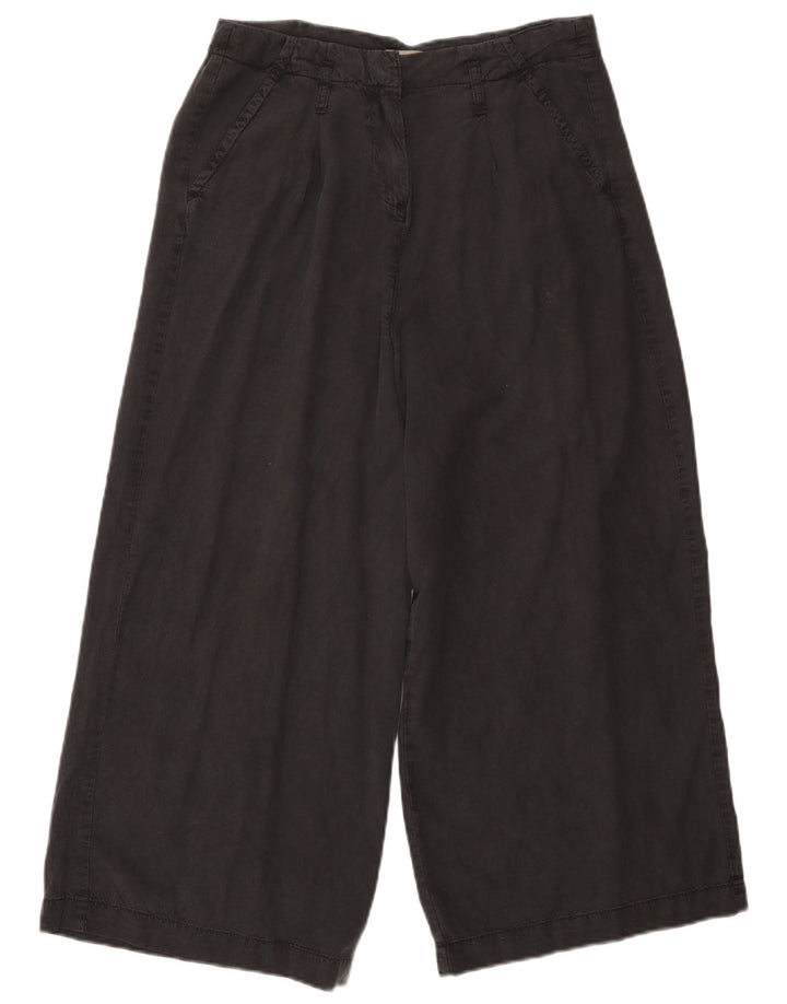 Dacks dame capribukser med brede ben IT 44 Medium W30 L23 Sort Tencel