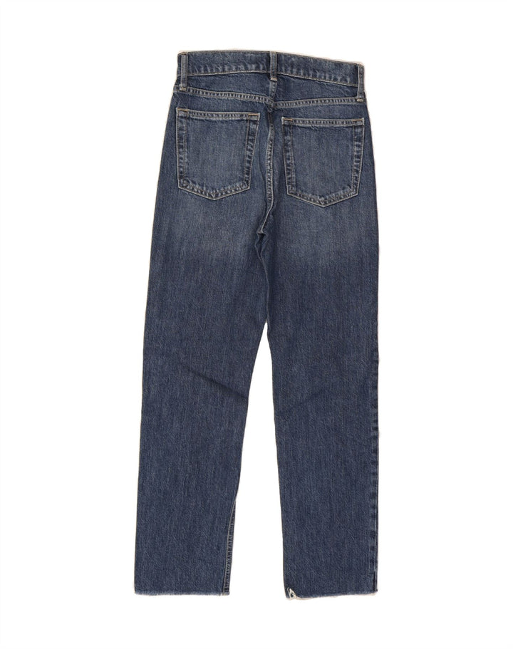 GAP Womens High Rise Straight Jeans W25 L28 Blue Cotton Vintage Gap and Second-Hand Gap from Messina Hembry 