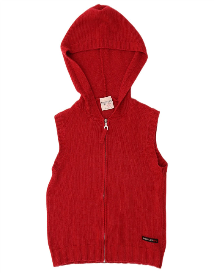 MURPHY & NYE Sweater med hætte til kvinder UK 10 Small Burgundy