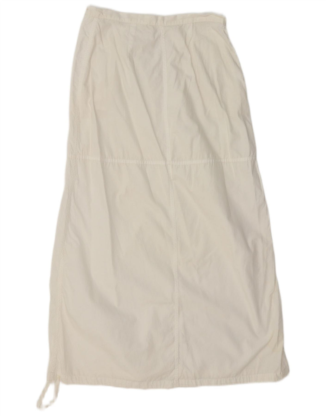 Benetton Dame Højtalje Maxi Nederdel W30 Medium White