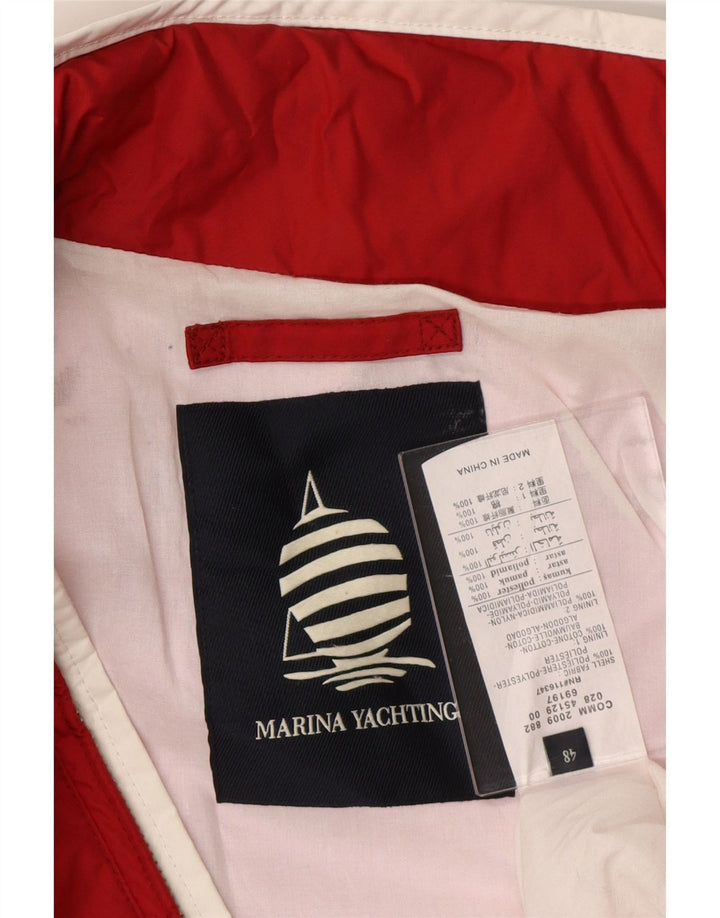MARINA YACHTING Dame Hooded Utility Jacket IT 48 XL Rød Polyester
