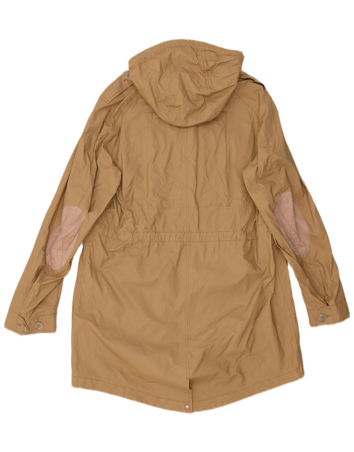 Solange Regnfrakke med hætte til mænd UK 38 Medium Khaki Lycra
