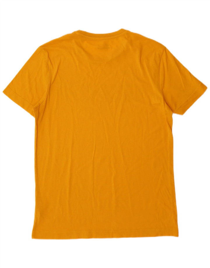 Lotto Herre Grafisk T-Shirt Top Medium Gul Bomuld