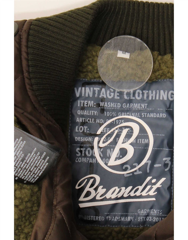 Brandit Herre Liner Polstret Jakke UK 38 Medium Khaki Polyester